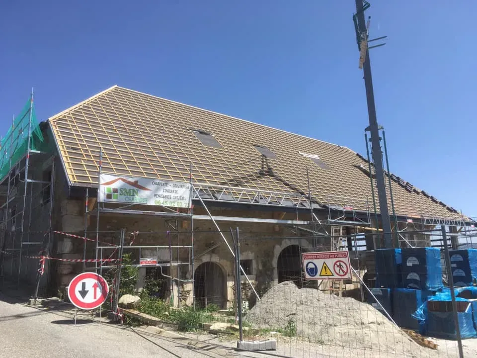 Rénovation charpente à Mûres